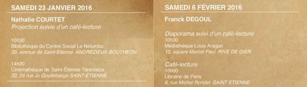 planning des rencontres 2016