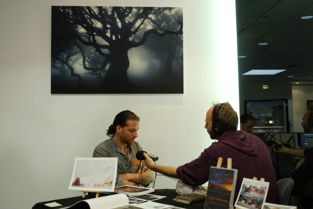 Vue de l'exposition d'Alexandre Deschaumes, 2017