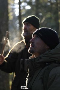 Vincent Munier avec son père